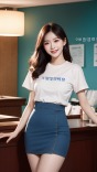 穿短裙的美女小姐姐格外抢眼高清手机壁纸