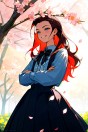 清秀甜美动漫女生图片