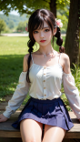 穿上抹胸裙,2.5D美女秒变超模