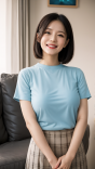 满面笑容气质脱俗的大胸小姐姐高清手机壁纸