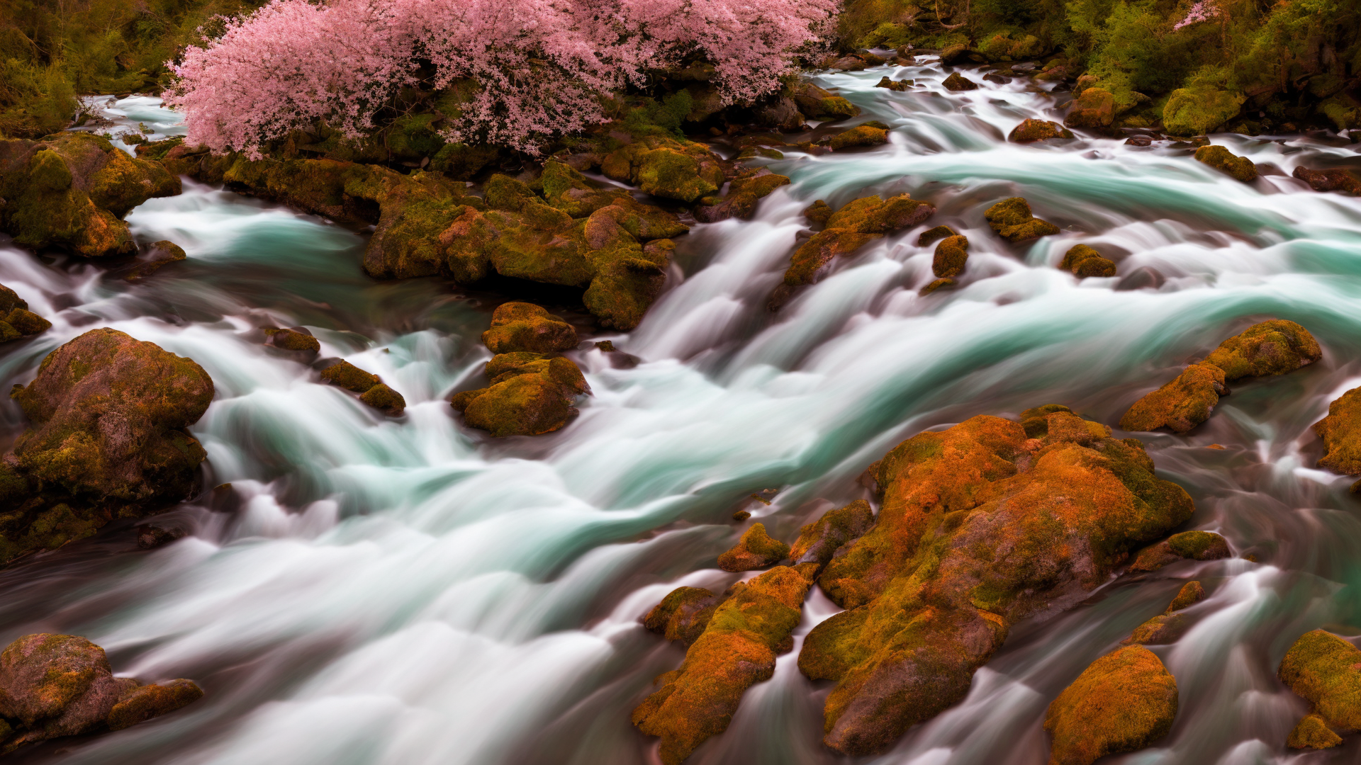 经典山水风景图片高清壁纸