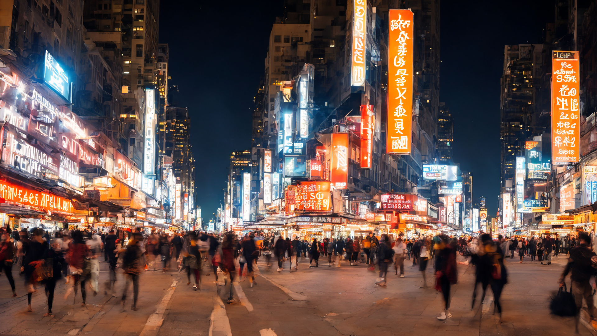 科技梦幻街景高清图片壁纸