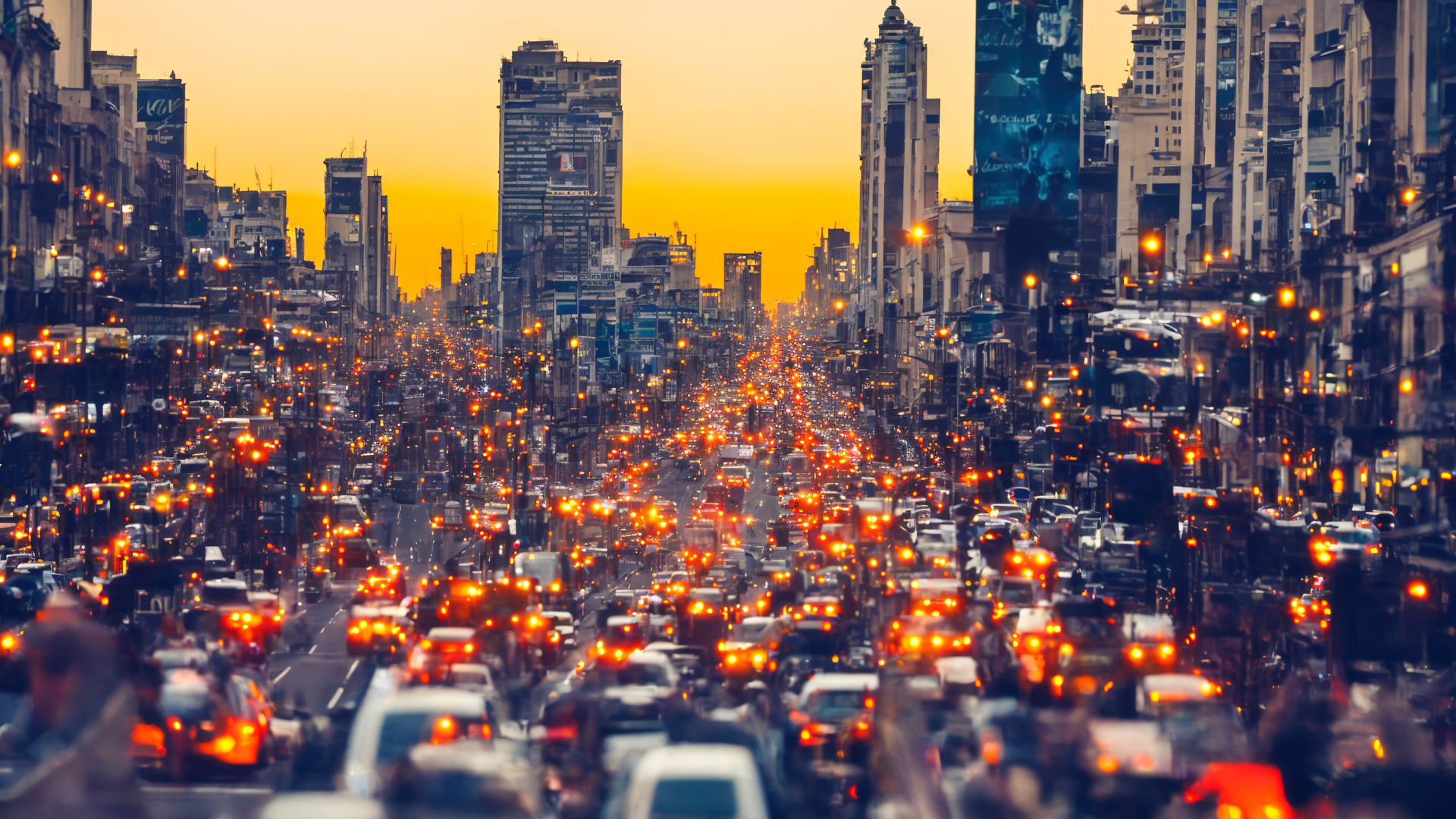 科技梦幻街景高清图片壁纸