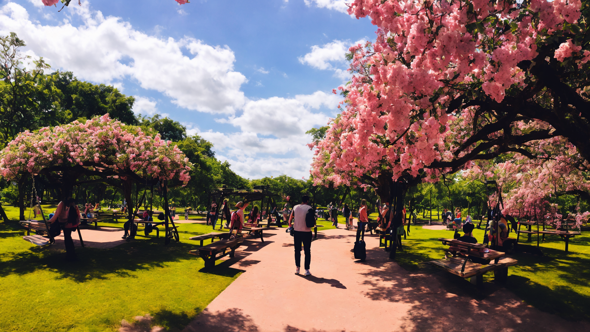 冬季美丽的山水风景图片