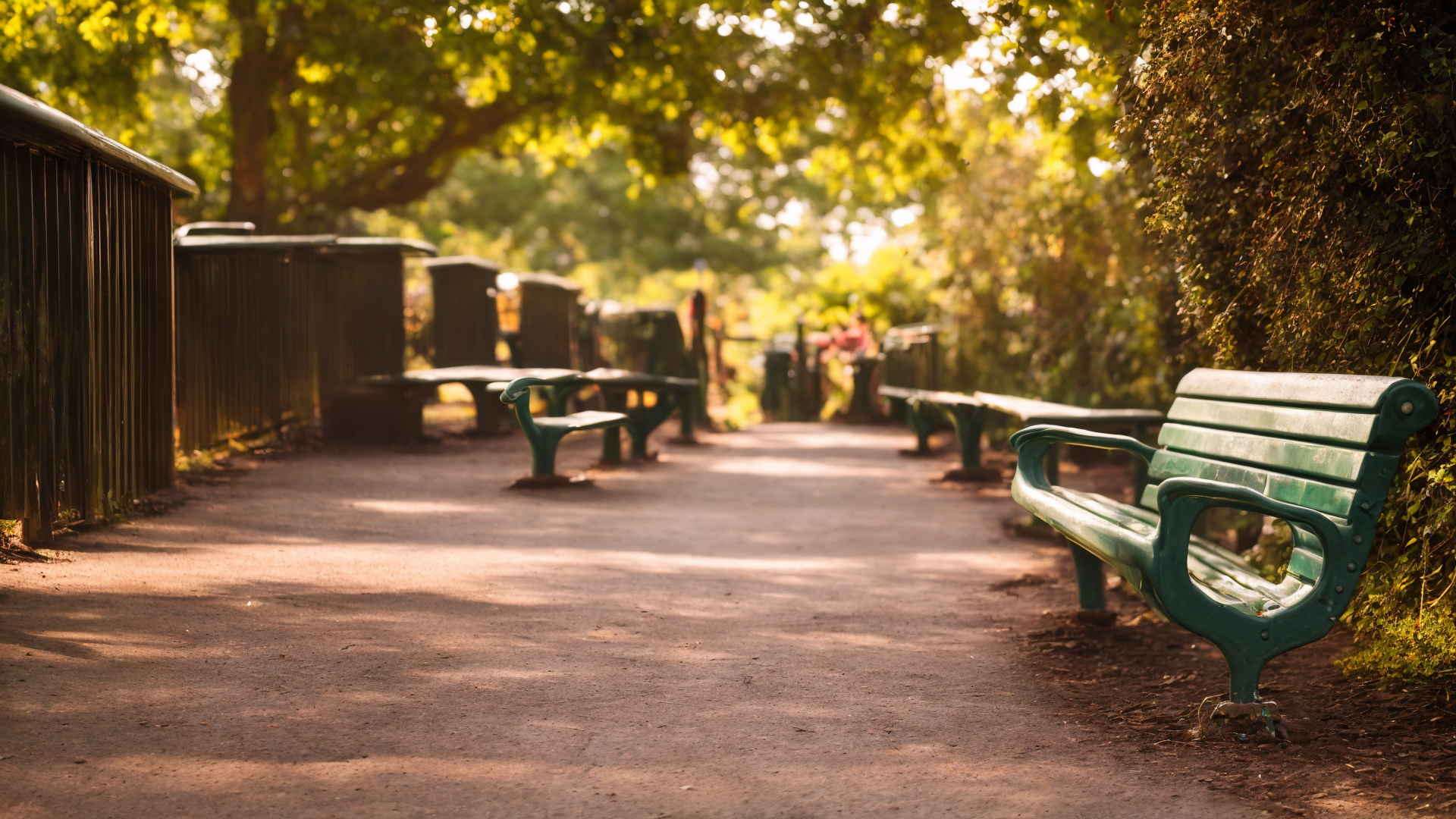 美丽的夏日山水风景图片