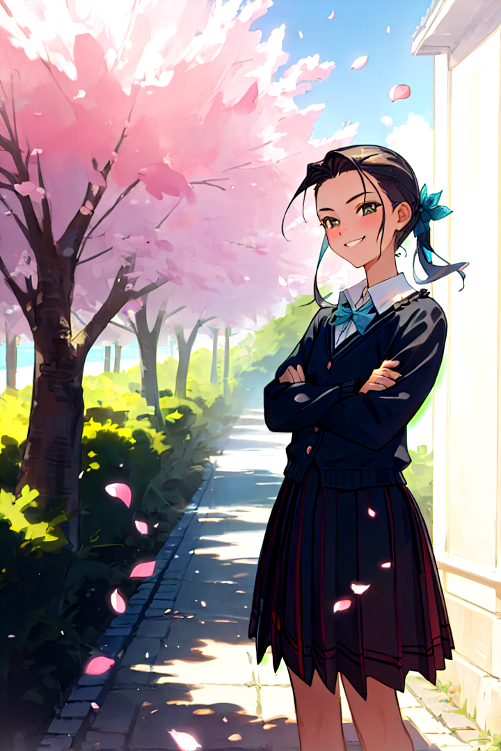 清秀甜美动漫女生图片