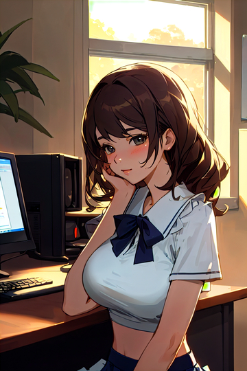 震撼你眼球的绝美<strong>动漫</strong>美女图片