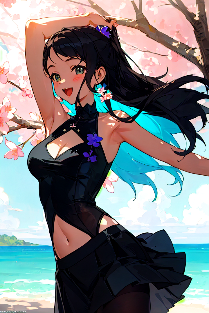 动漫清纯翘臀美女图片