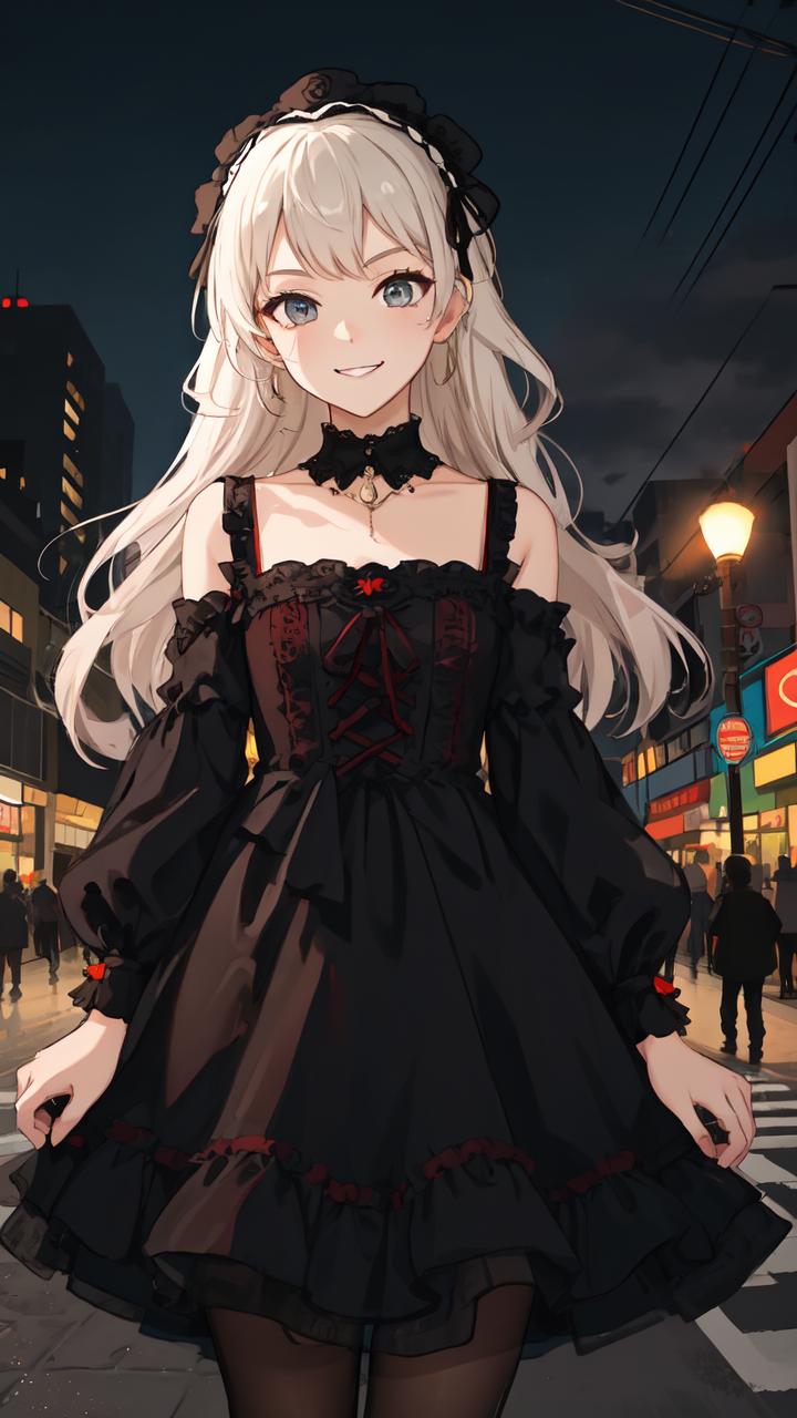 华丽动漫女生洛丽塔图片