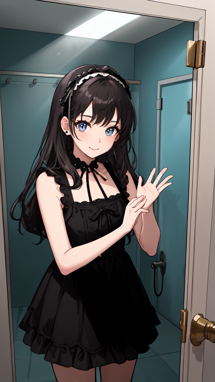 华丽动漫女生洛丽塔图片