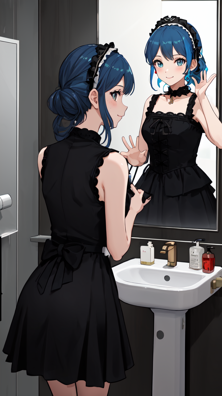 华丽动漫女生洛丽塔图片