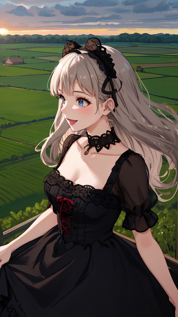 古风<strong>洛丽塔</strong>动漫少女图片