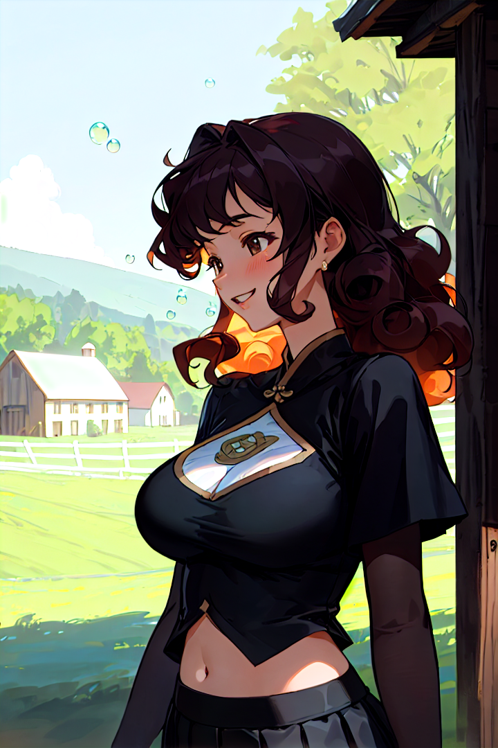 动漫美女震撼照片图片