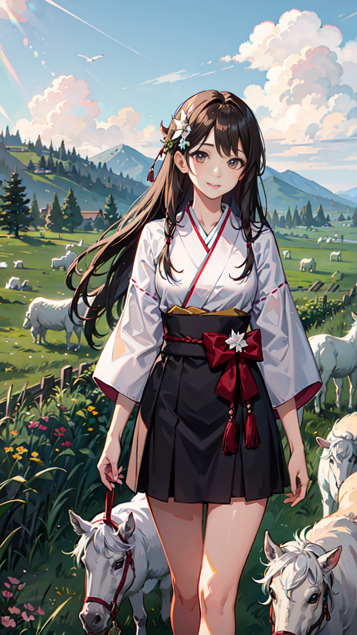 青春靓丽卡通女生图片