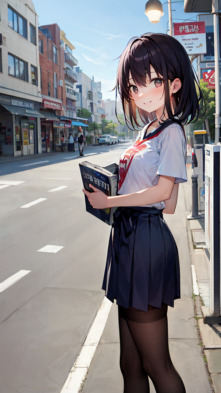 软萌可爱的动漫女孩手机壁纸