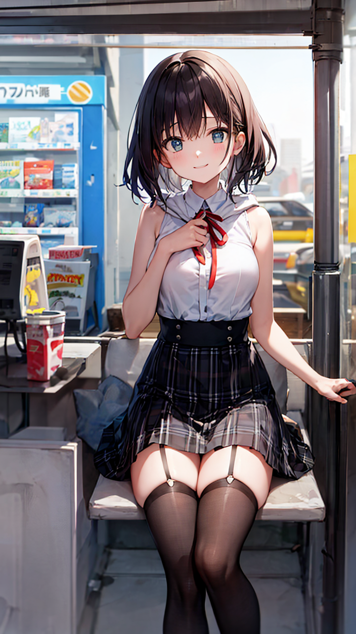 软萌可爱的动漫女孩手机壁纸