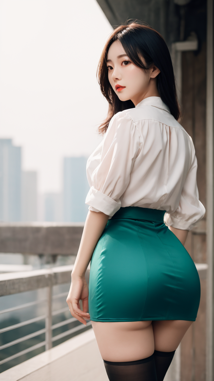 穿短裙的美女小姐姐格外抢眼高清手机壁纸