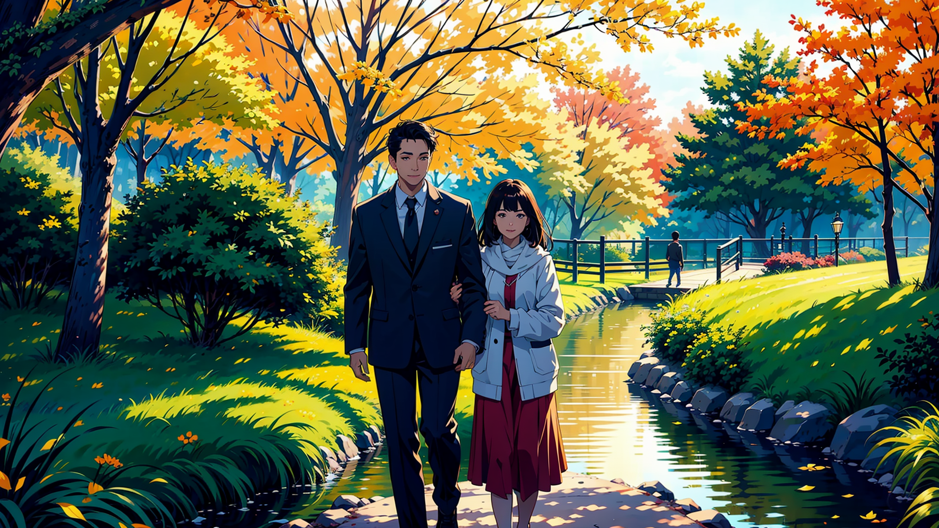 约会中的情侣头像高清壁纸