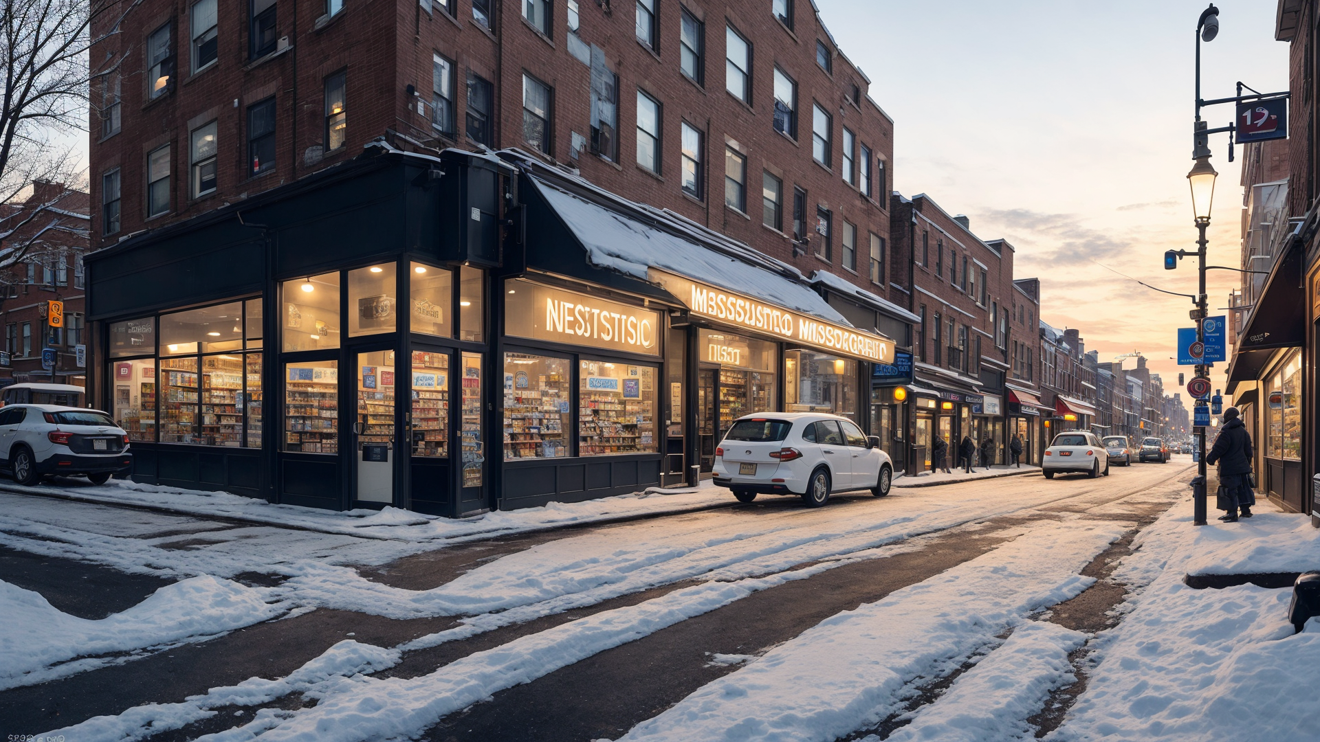 唯美冬日雪景高清桌面壁纸