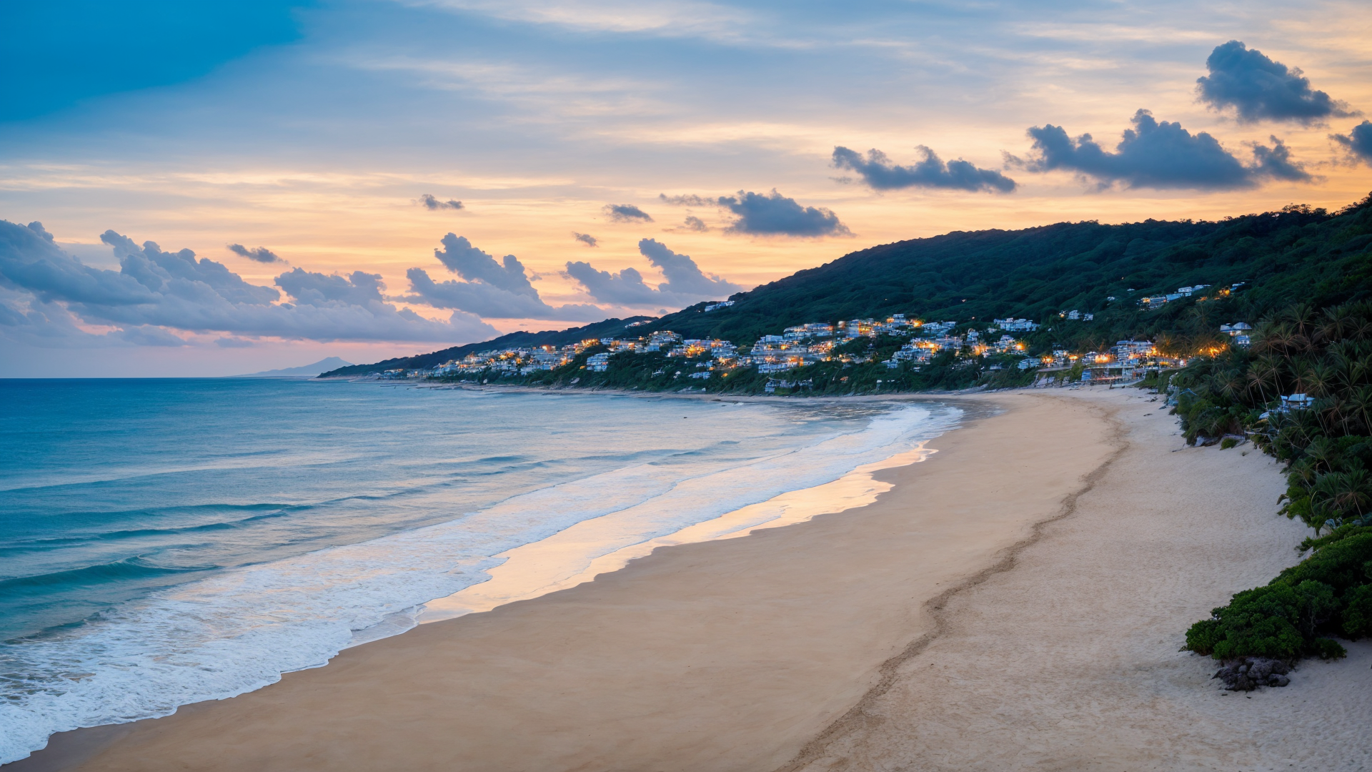 夏季白天唯美海边风景图片赏析