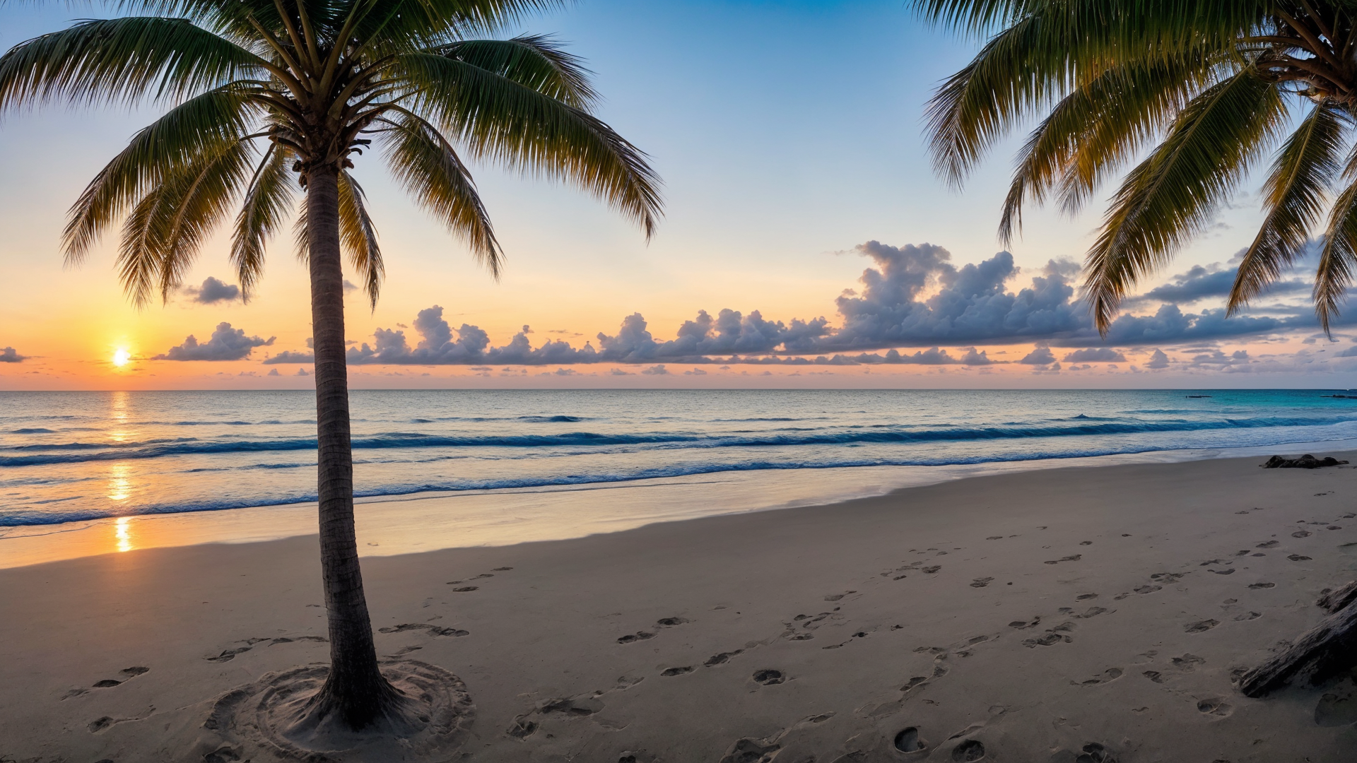夏季白天唯美海边风景图片赏析
