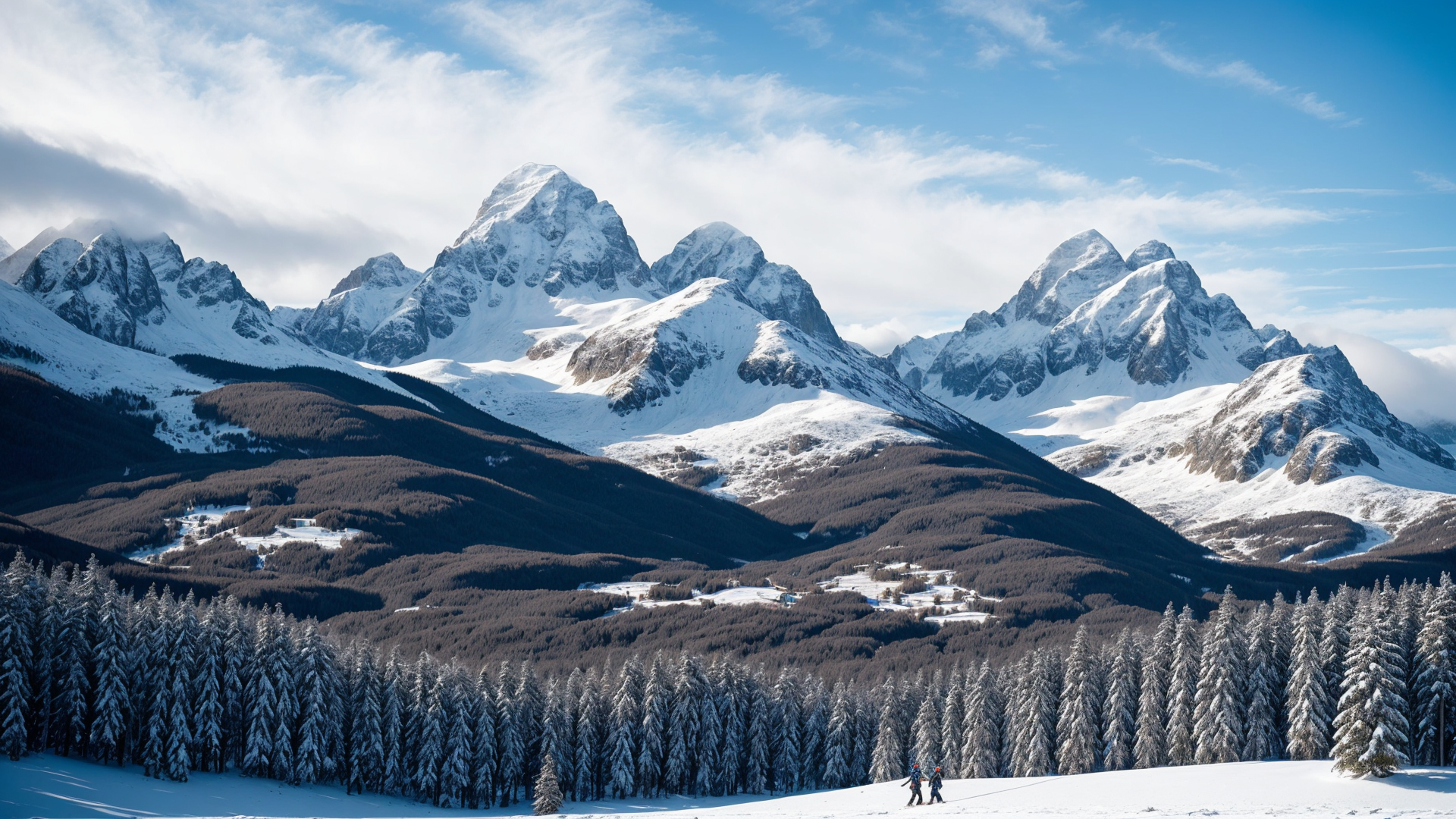 冬日雪景壁纸高清图片赏析