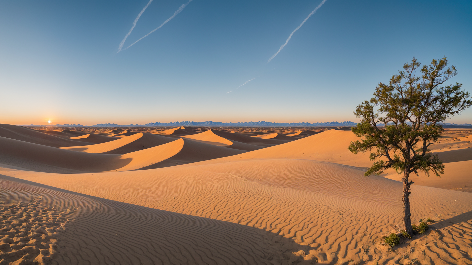 热带沙漠下风景图片高清赏析