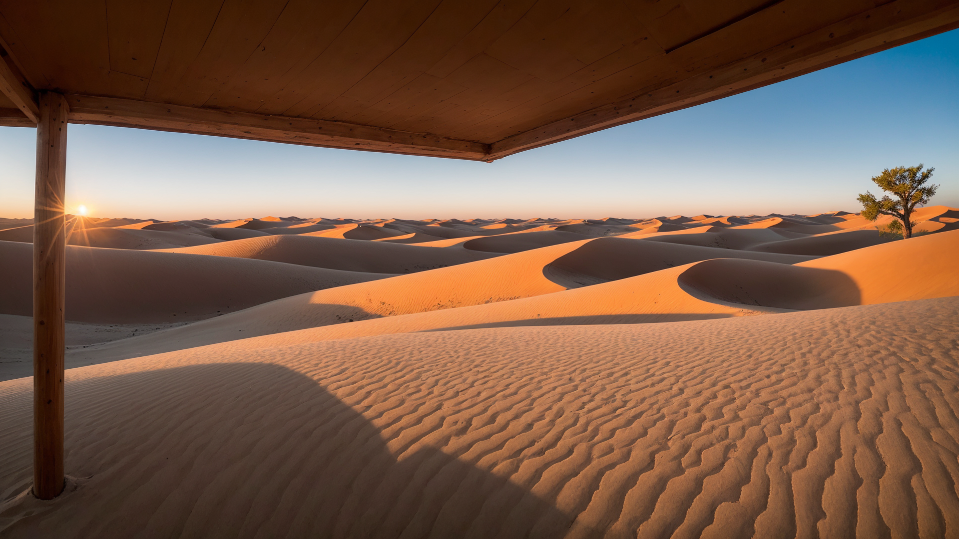 景色迷人的天然沙漠图片