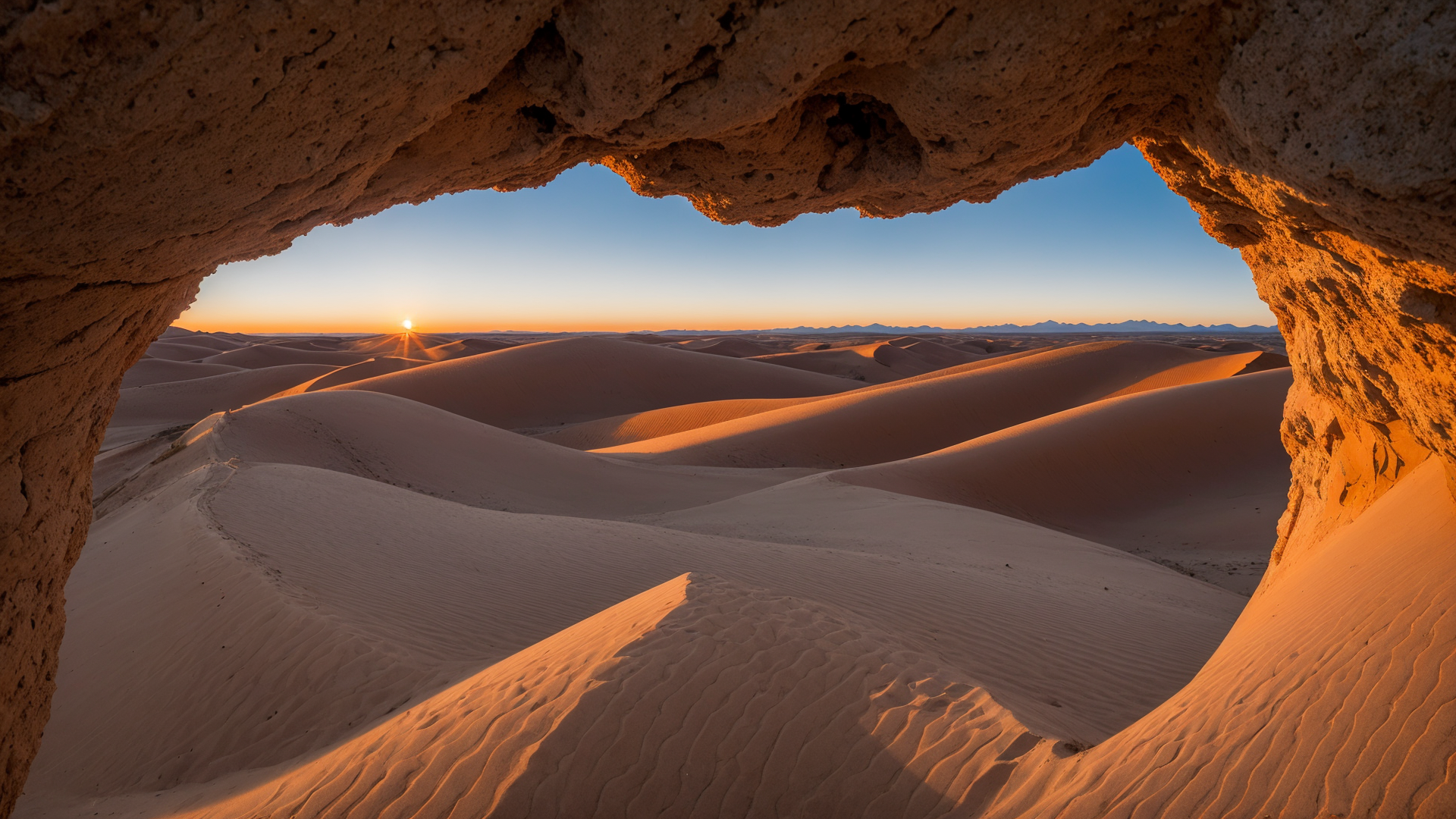 景色迷人的天然沙漠图片