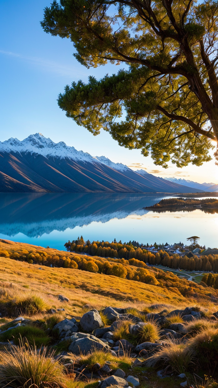 令人流连忘返的新西兰自然美景图