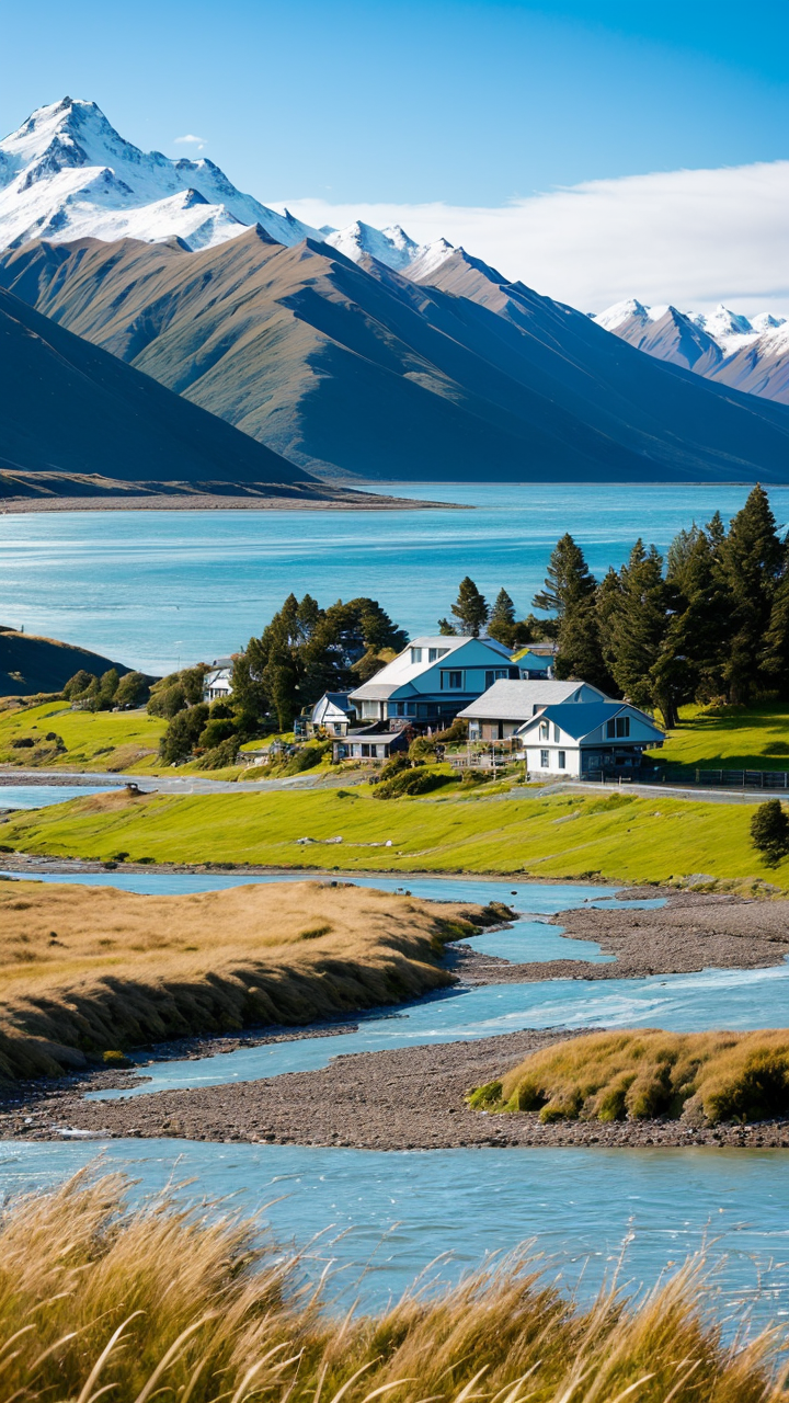 唯美新西兰自然风景图高清手机壁纸