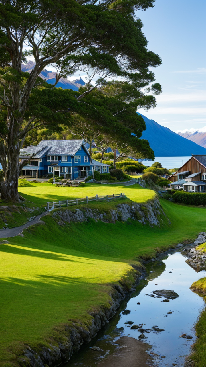 唯美新西兰自然风景图高清手机壁纸