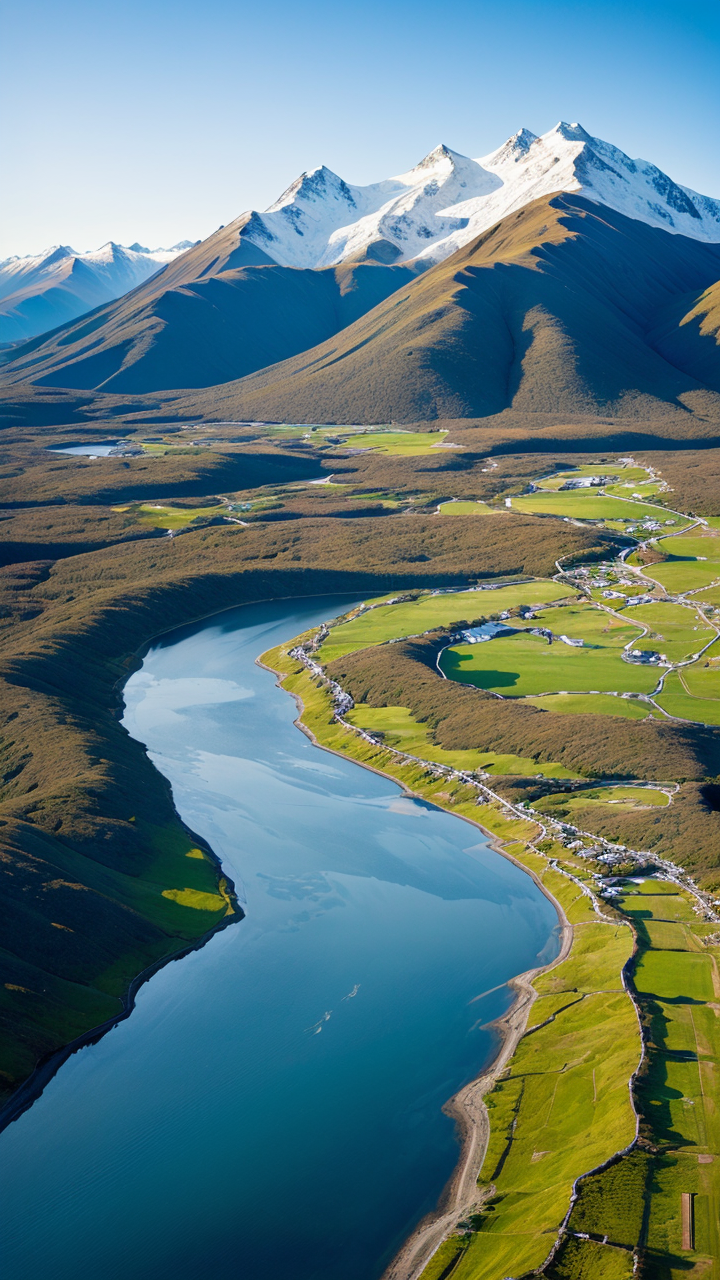 唯美新西兰自然风景图高清手机壁纸