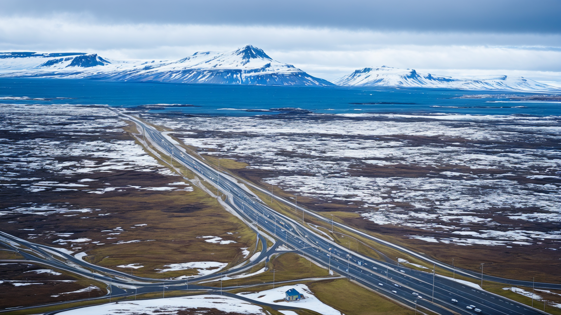 冰岛小城镇之旅:美丽雪景图片欣赏