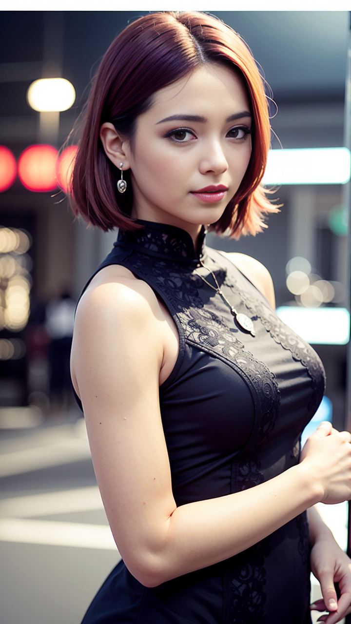 古装控必看:海派翻领无袖旗袍美女带你回古代系列1高清写真图片