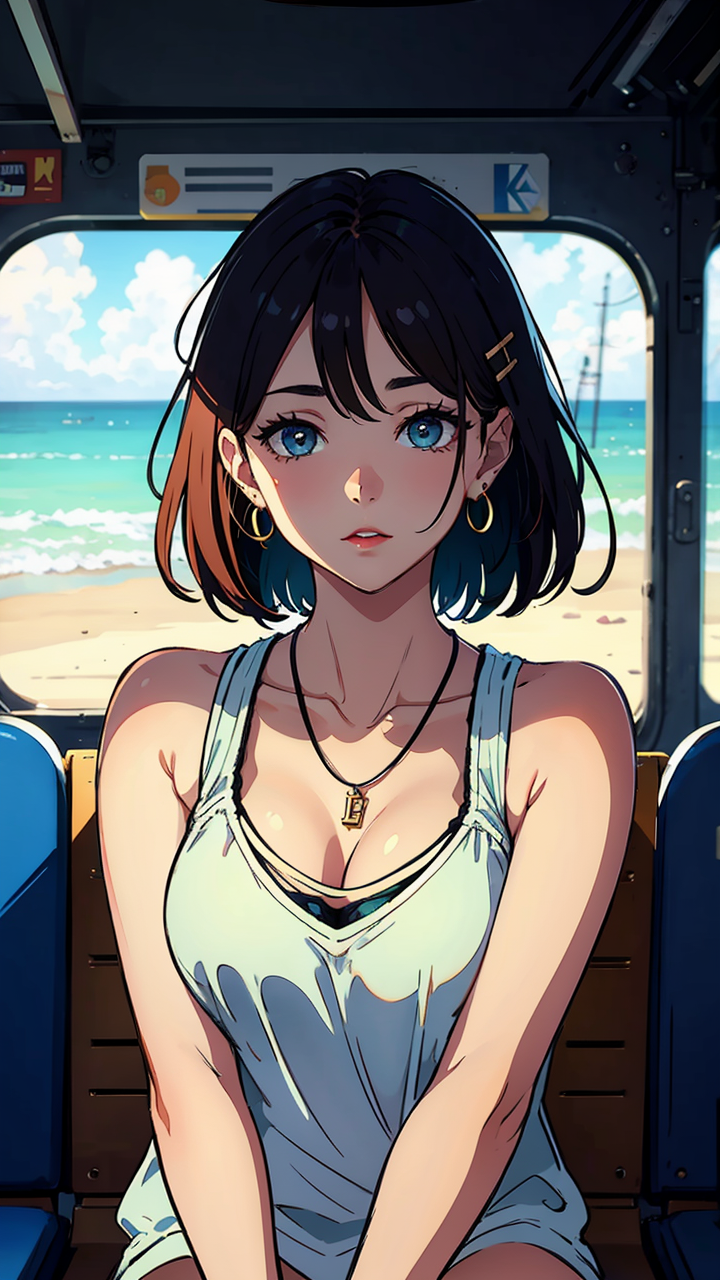 夏天散发青春活力的动漫女孩高清头像赏析