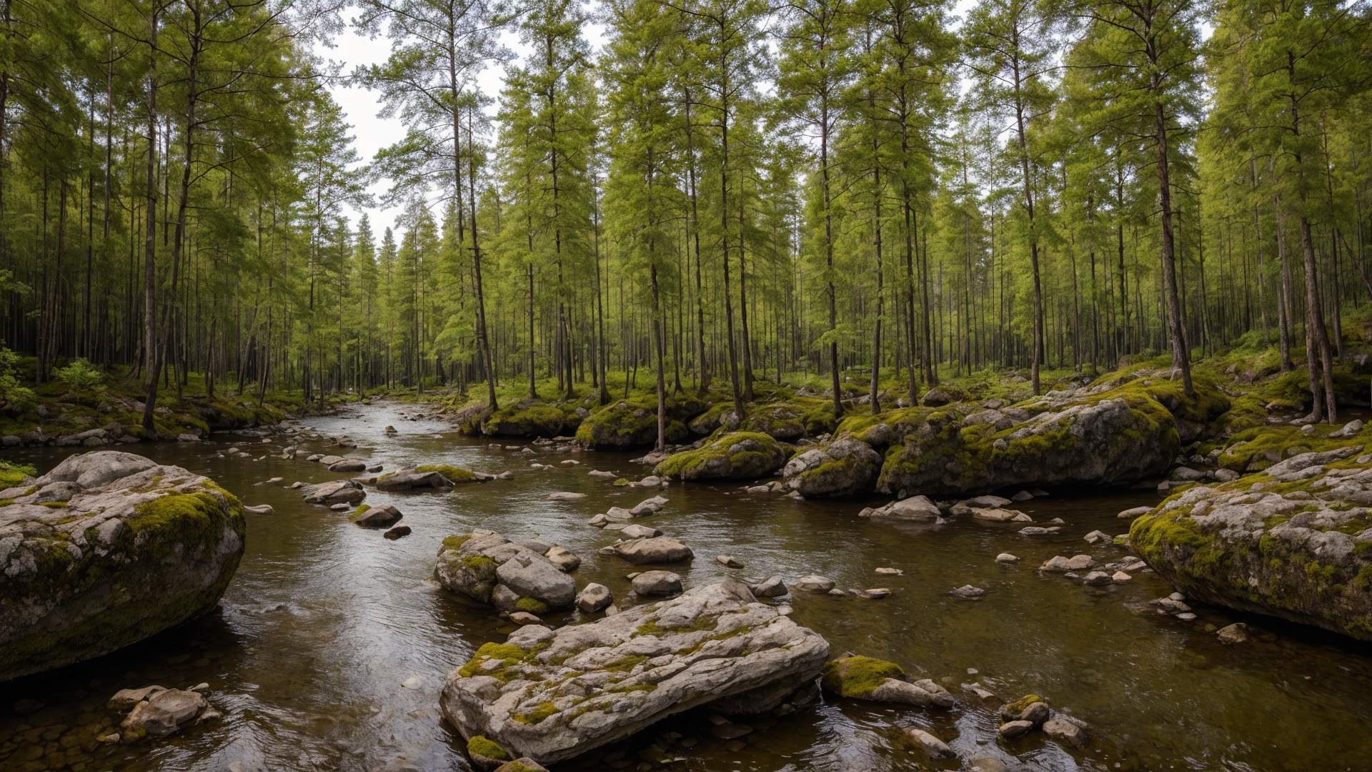 芬兰唯美湖泊自然风景系列2高清桌面壁纸