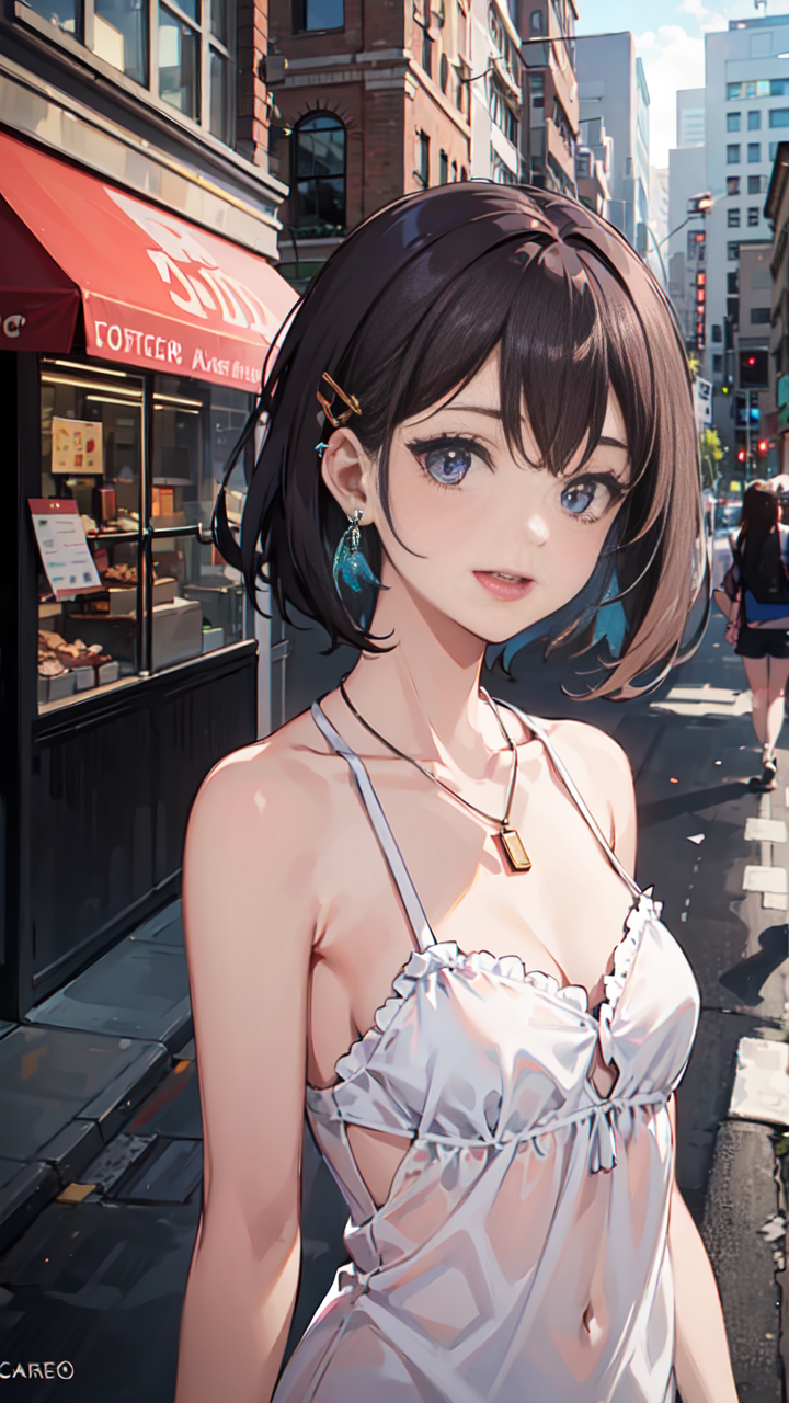 性感又迷人的绑带上衣美女动漫头像系列1高清图片