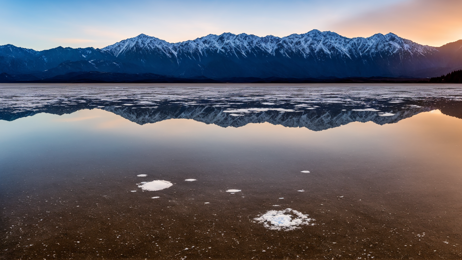 迷失在茶卡盐湖壮丽天空下的绝美景色图片赏析