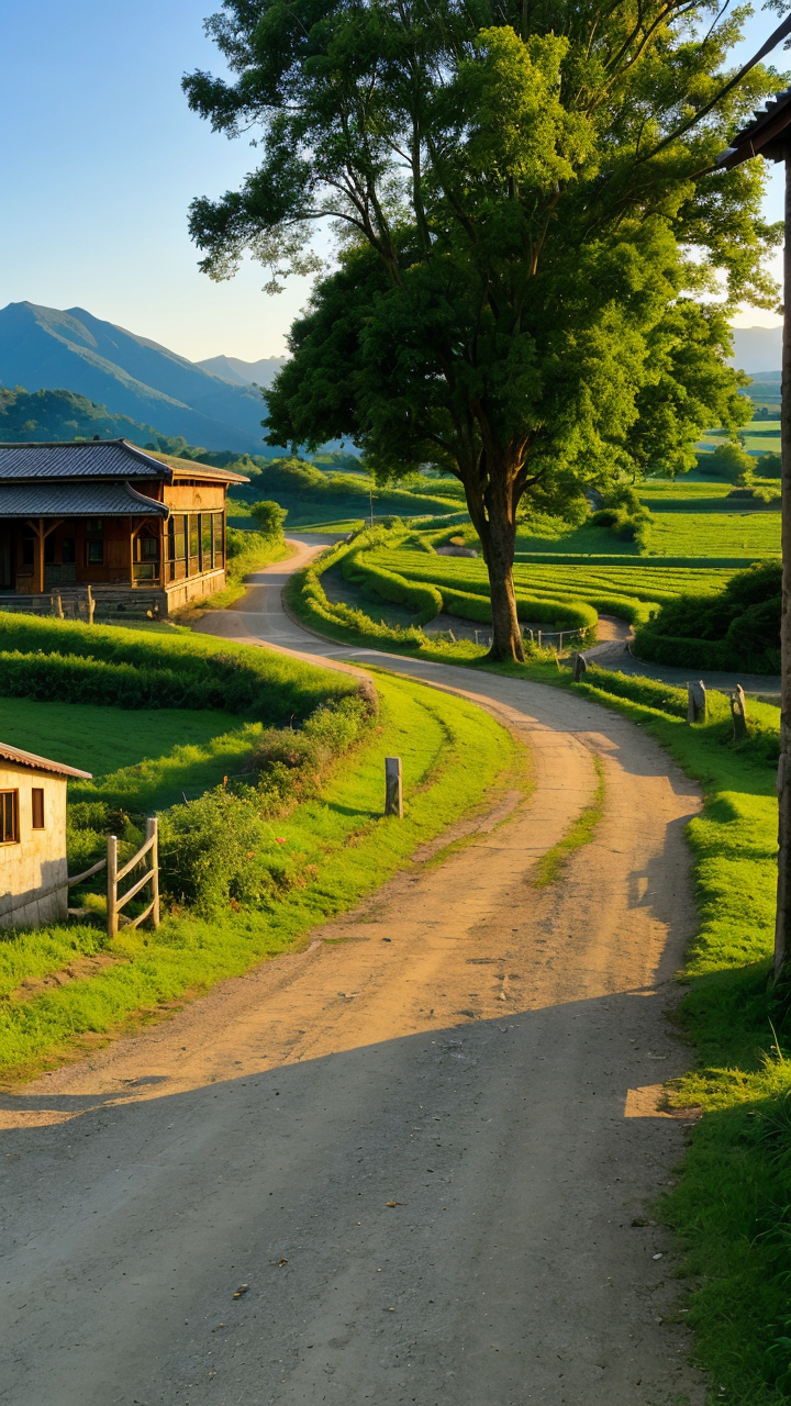 唯美农村风景壁纸高清系列4图片