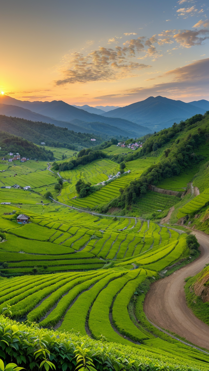 乡下农村风景照壁纸系列6高清手机图片