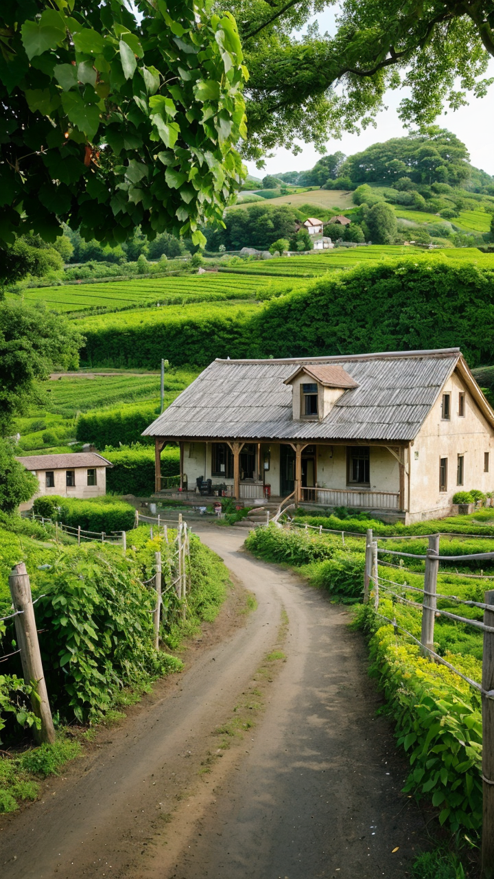 田园农村风景高清手机壁纸系列9图片