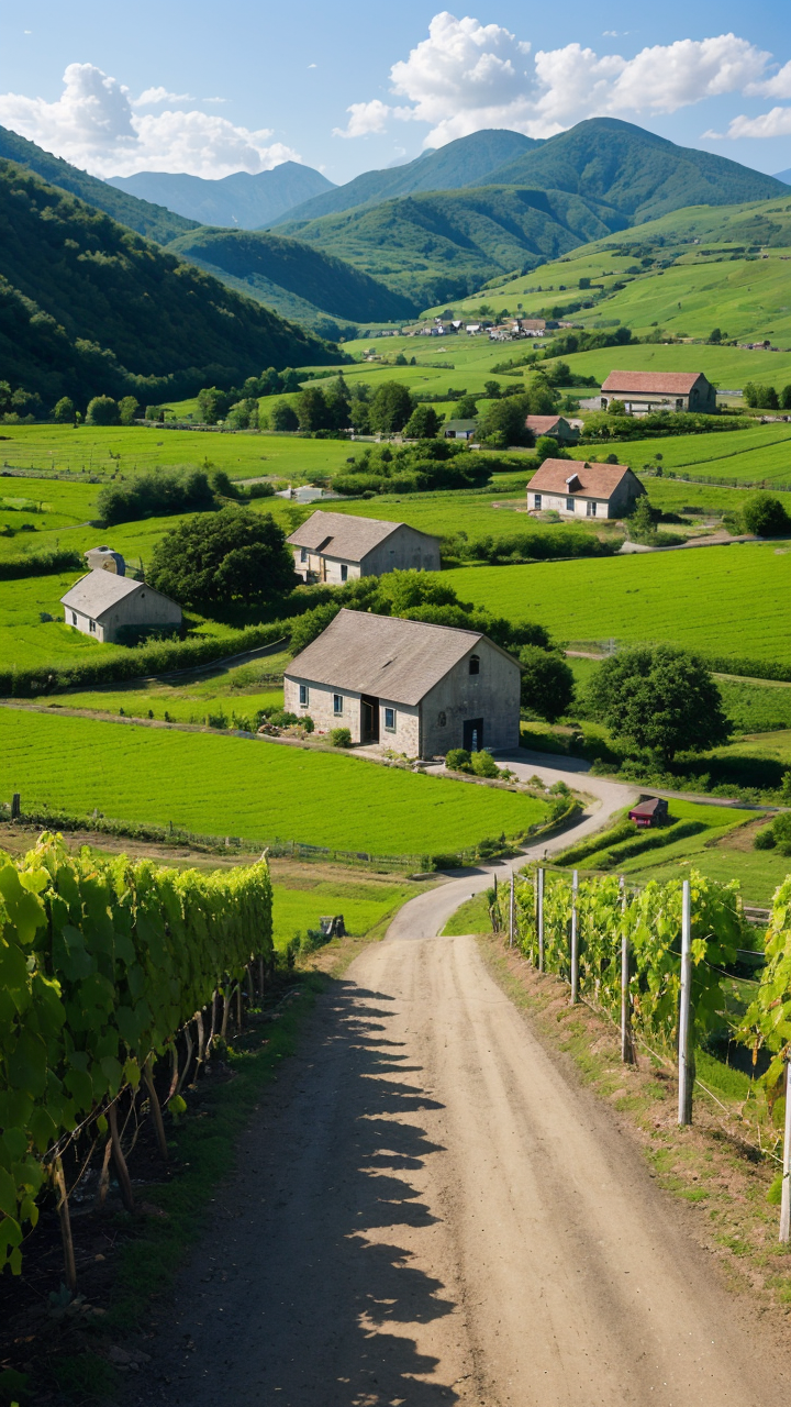 田园农村风景高清手机壁纸系列9图片