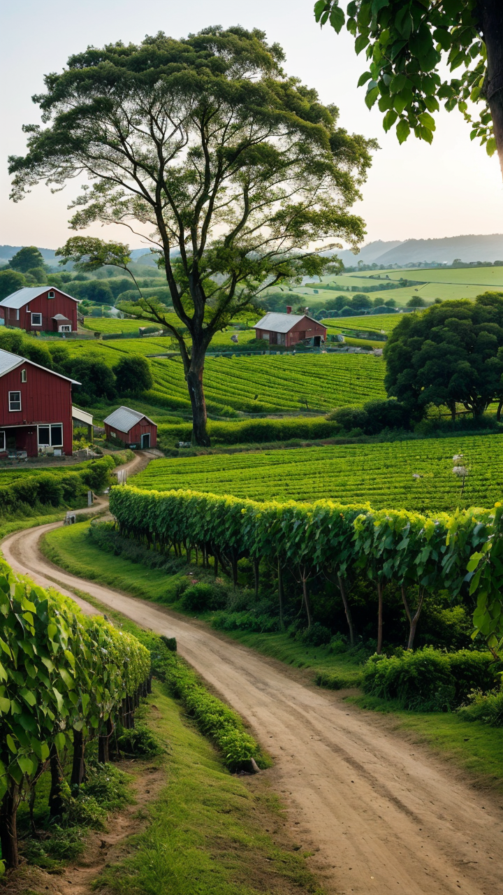 田园农村风景高清手机壁纸系列9图片