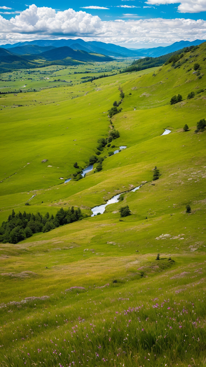 清晰的大草原风景图手机竖图系列4赏析