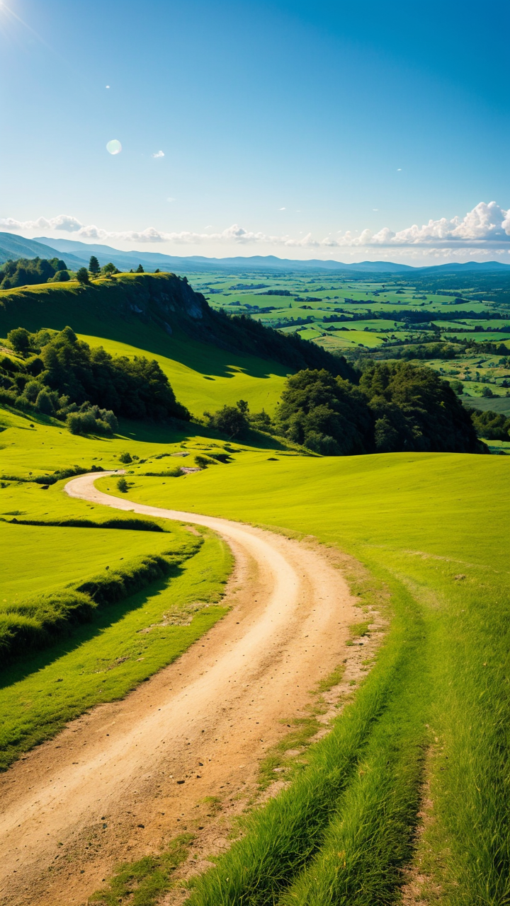 清晰的大草原风景图手机竖图系列4赏析