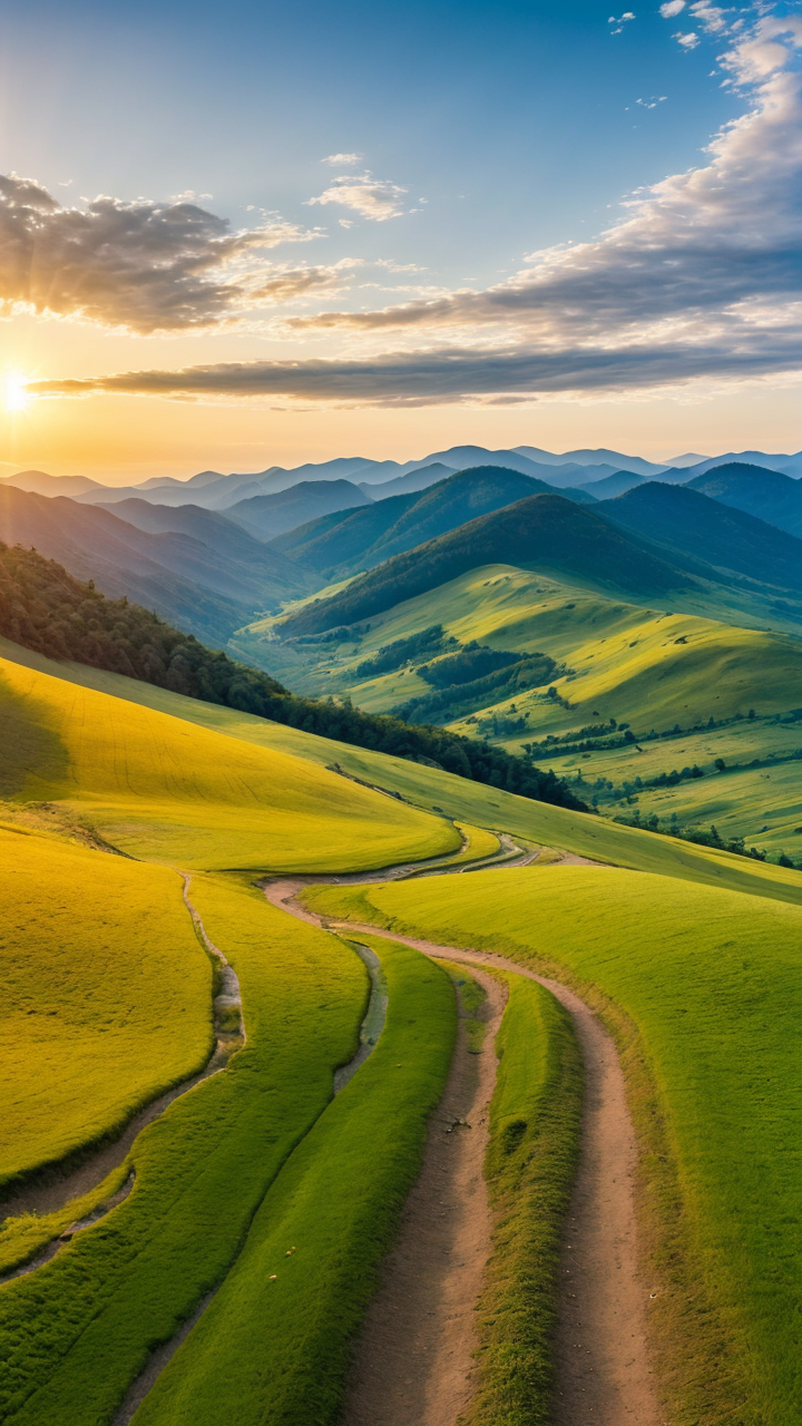 清晰的大草原风景图手机竖图系列4赏析