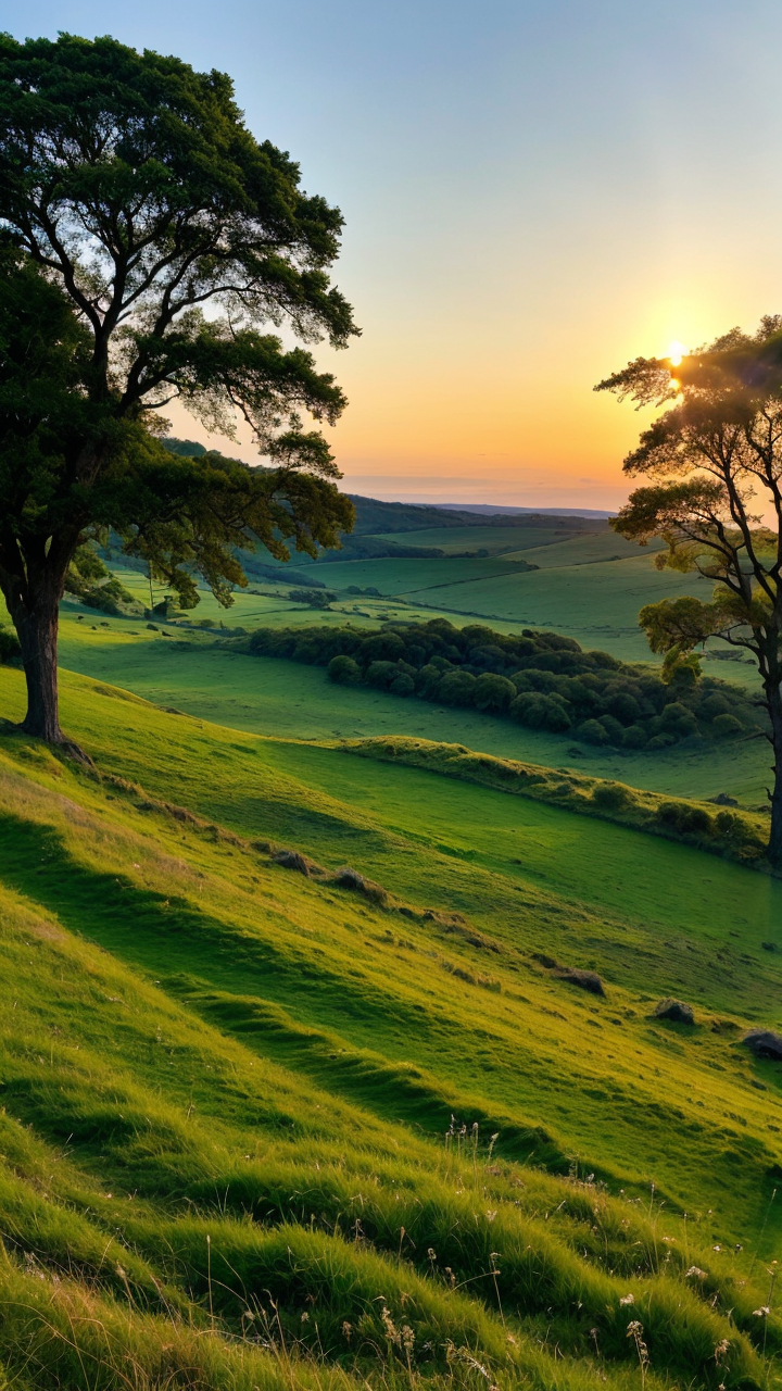 蓝天下的绝美自然风景草原图系列8赏析