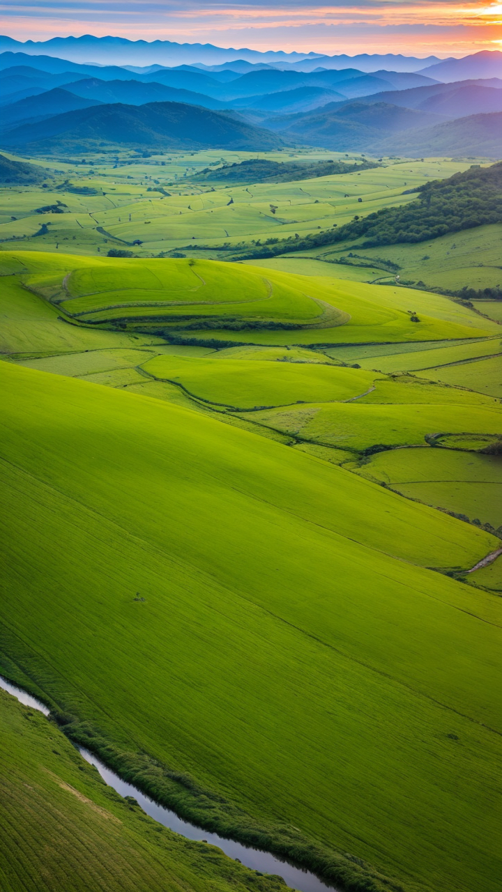 蓝天下的绝美自然风景草原图系列8赏析