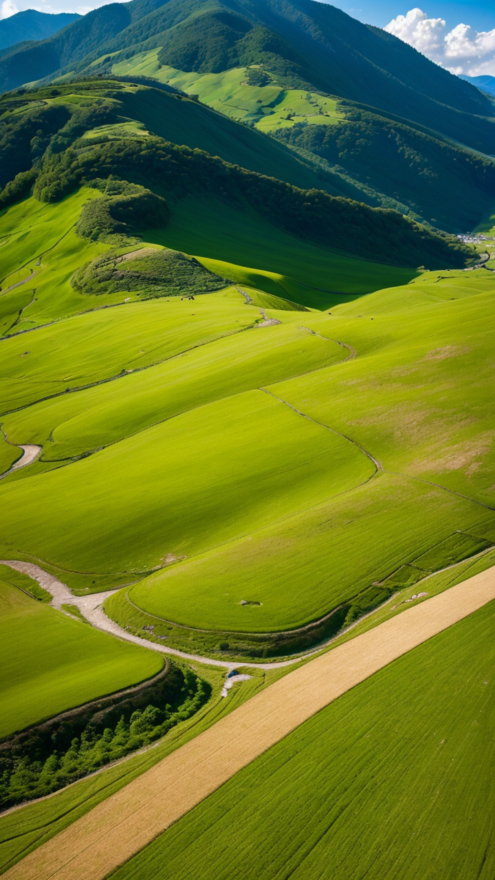 辽阔的草原风景图高清手机壁纸系列11赏析